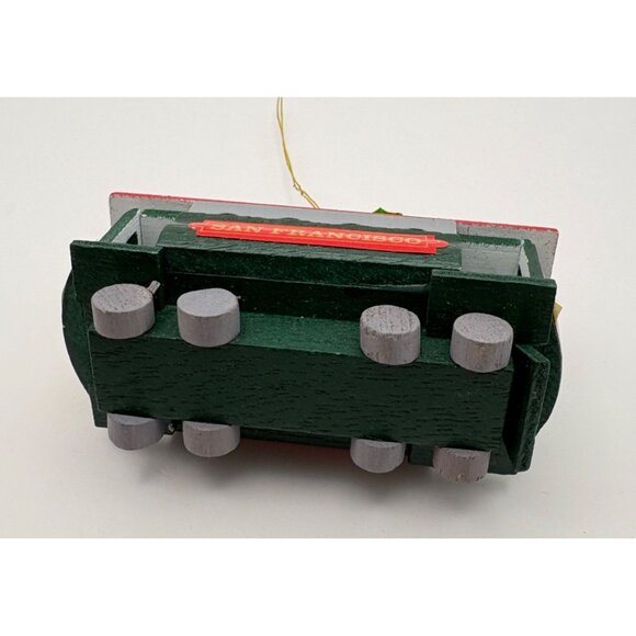 Kurt S Adler San Francisco Cable Car Christmas Tree Ornament Powell & Market - Picture 5 of 7